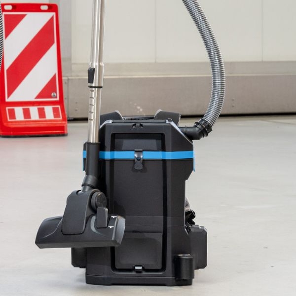 Battery Backpack vacuum in airport