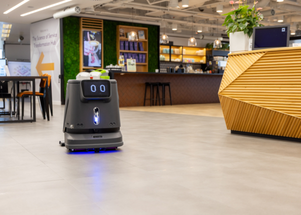 Shadow - cleaning robot installed at Mitie HQ at the Shard